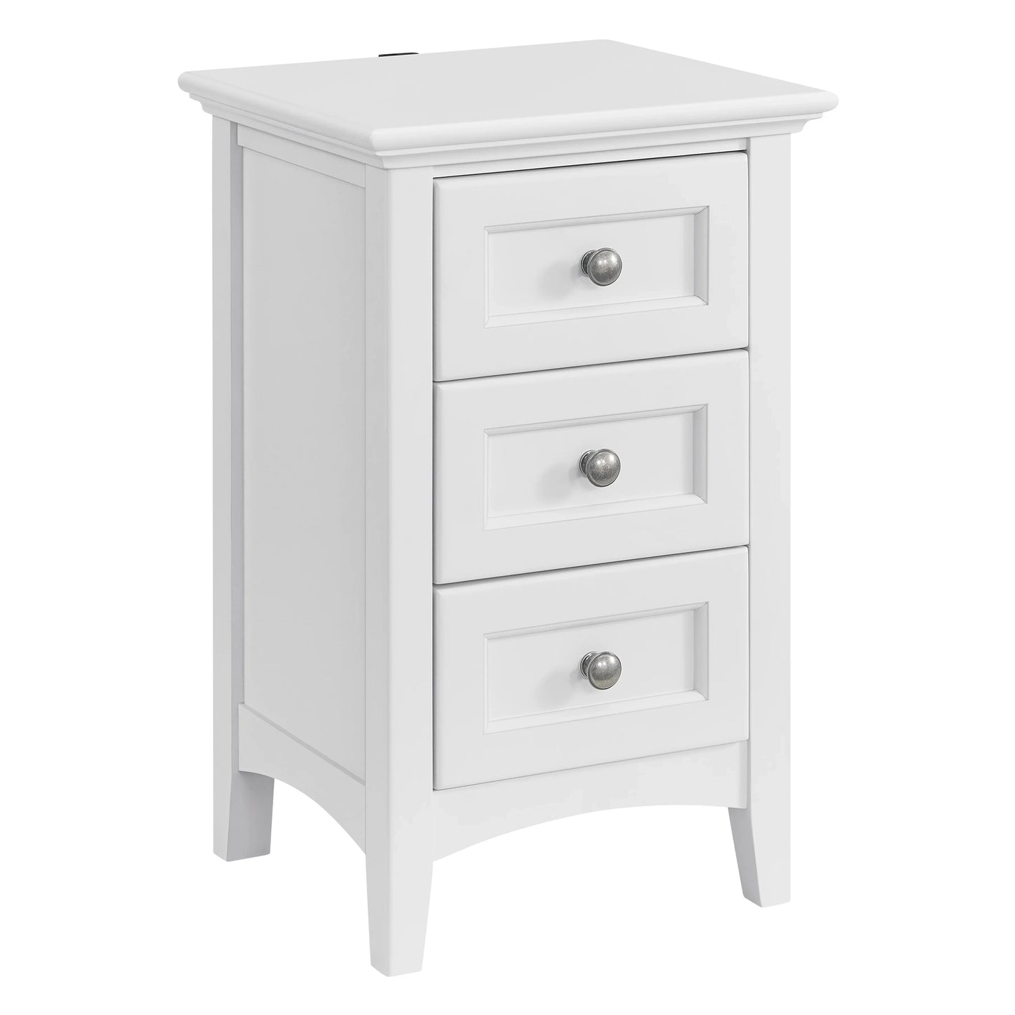 Mckenzie Narrow 3 Drawer Nightstand