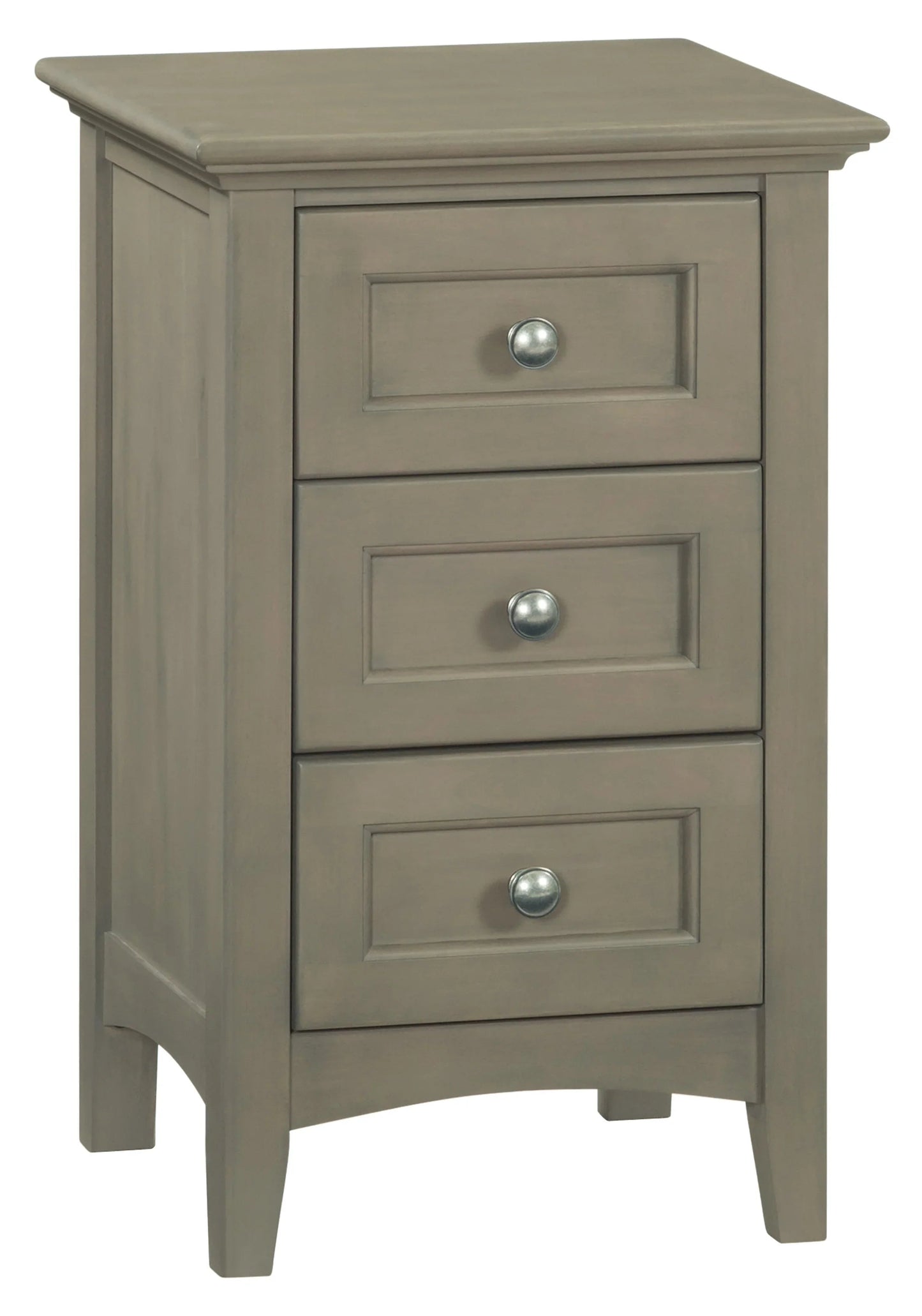 Mckenzie Narrow 3 Drawer Nightstand