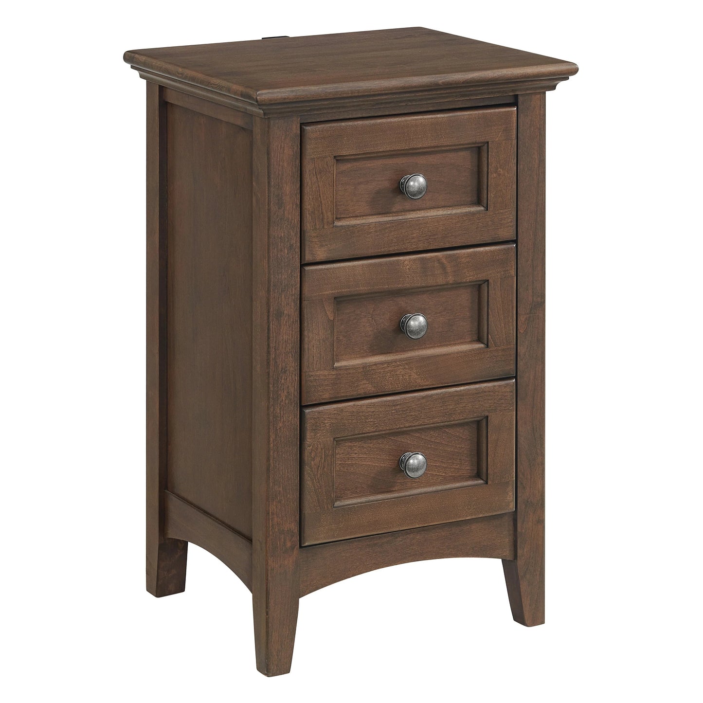 Mckenzie Narrow 3 Drawer Nightstand