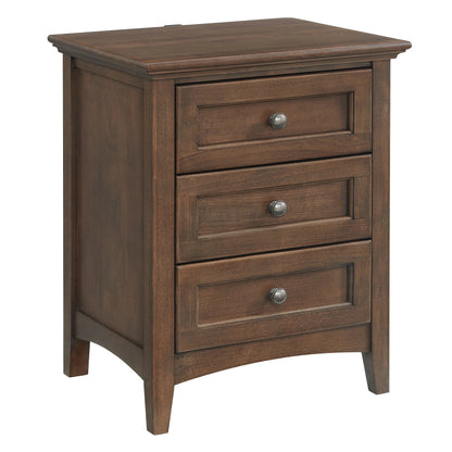 Mckenzie 3 Drawer Nightstand