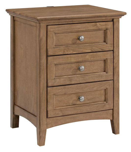 Mckenzie 3 Drawer Nightstand