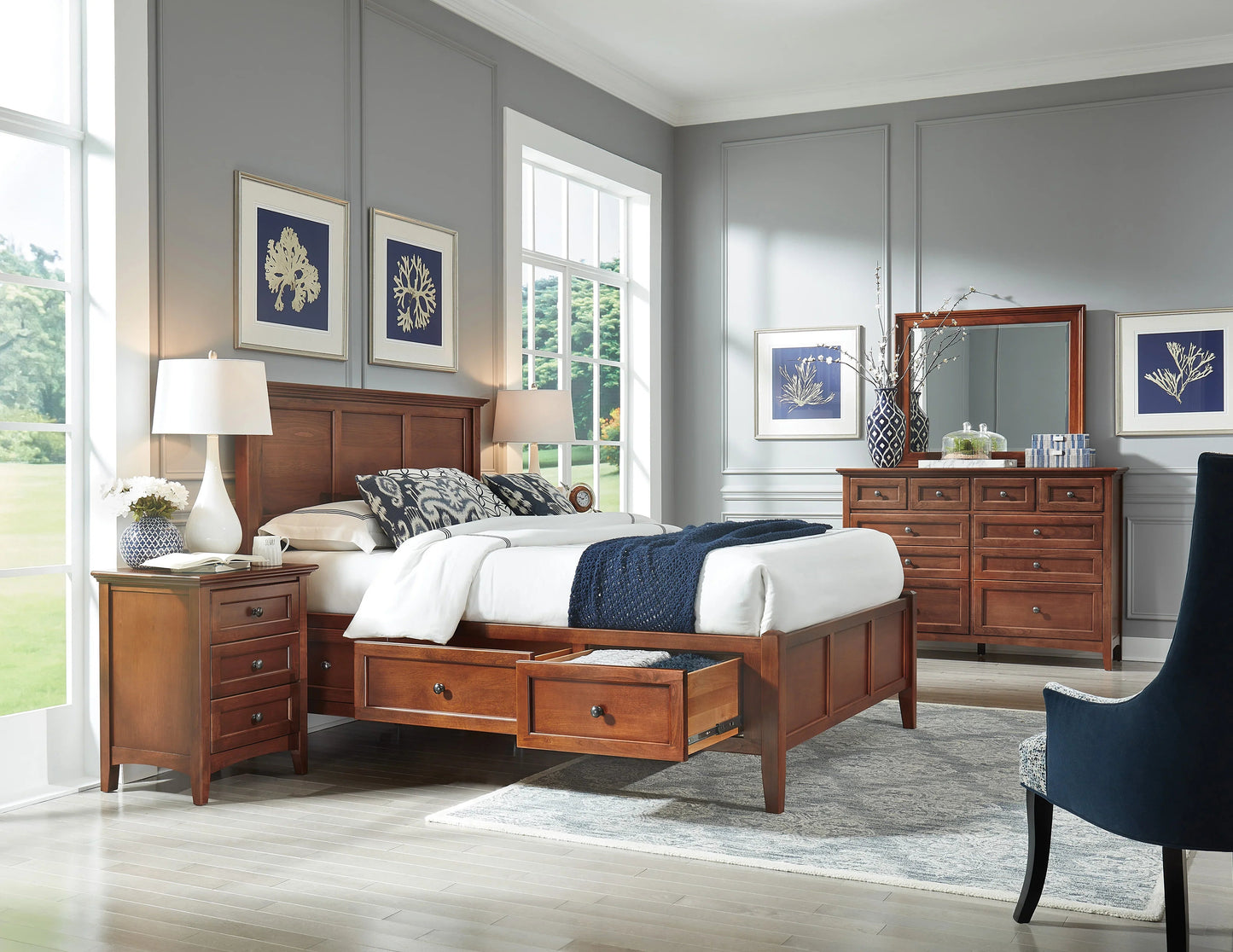 Mckenzie 3 Drawer Nightstand