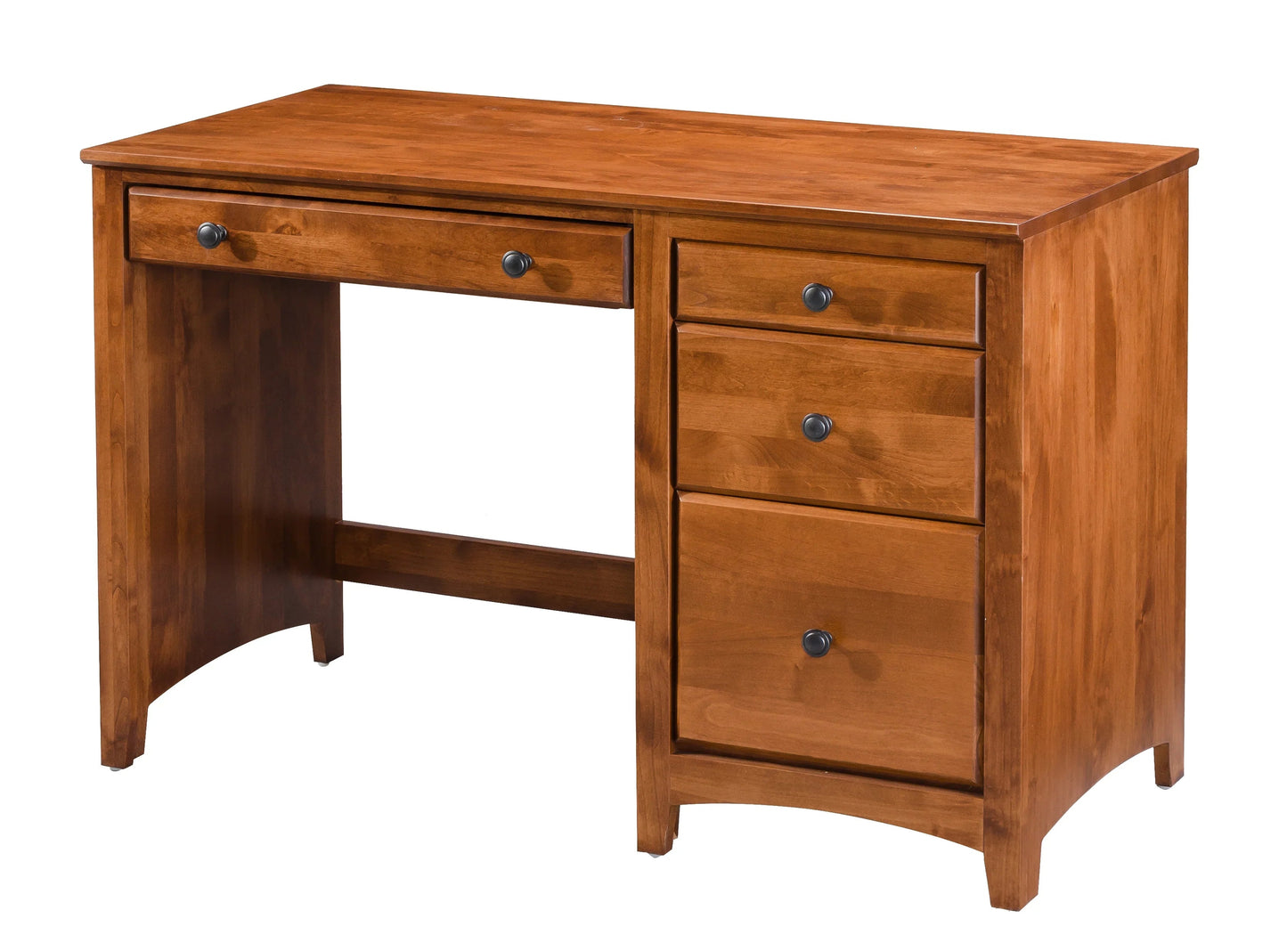 Alder Single Pedestal Desk