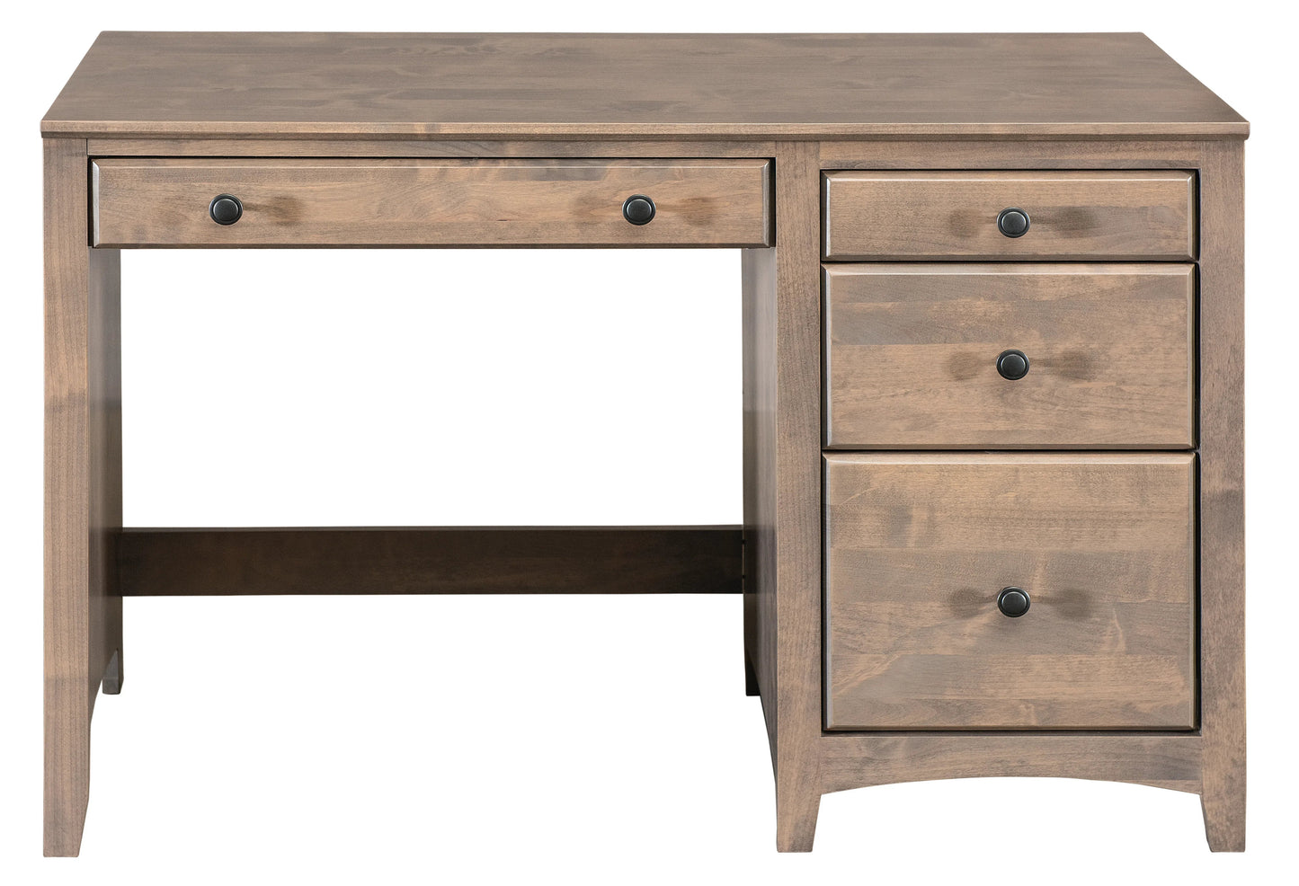 Alder Single Pedestal Desk