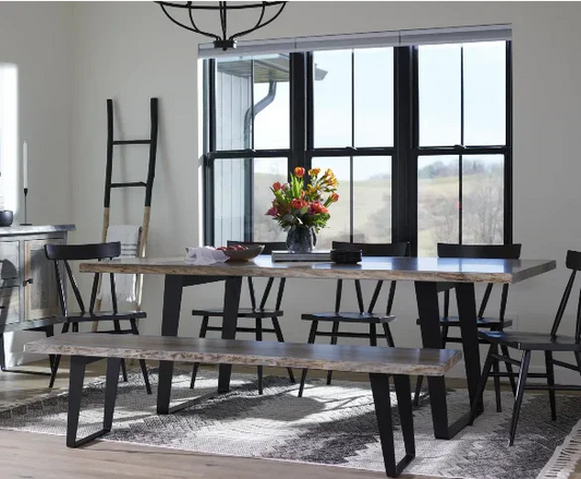 Ashford Live Edge Dining Set