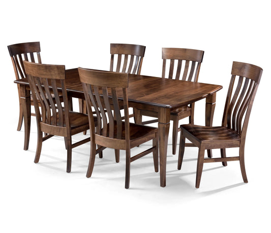 Bow End Table & Nathan Chair Dining Set