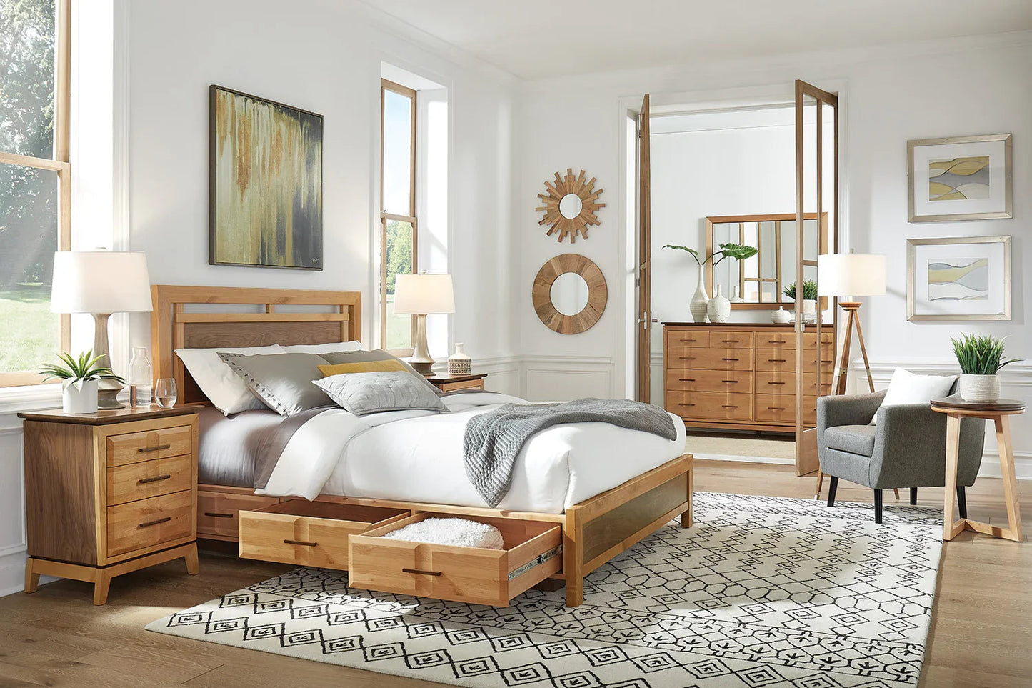 Addison 3 Drawer Nightstand