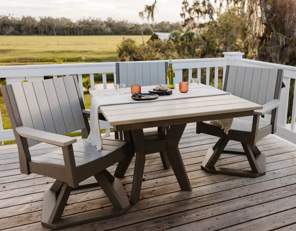 Chat Outdoor Modern Square Dining Table