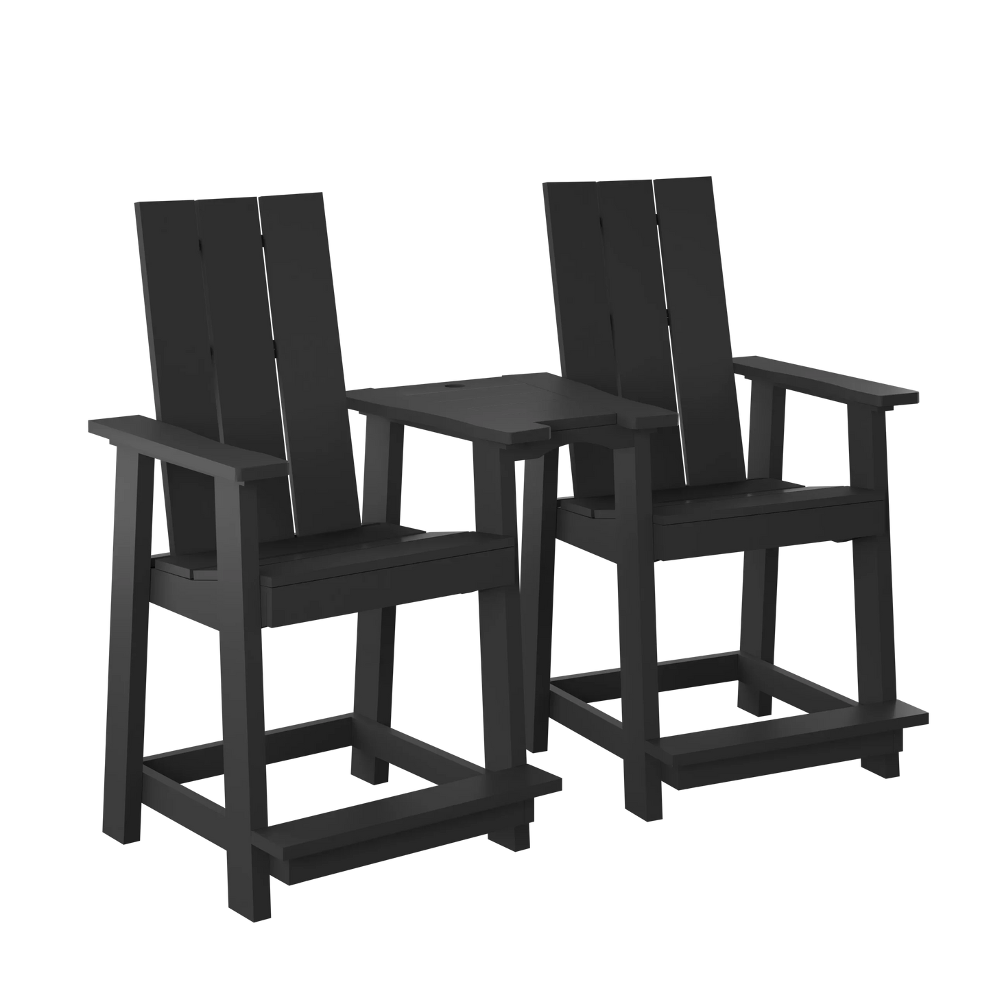 Modern Tall Tete-A-Tete