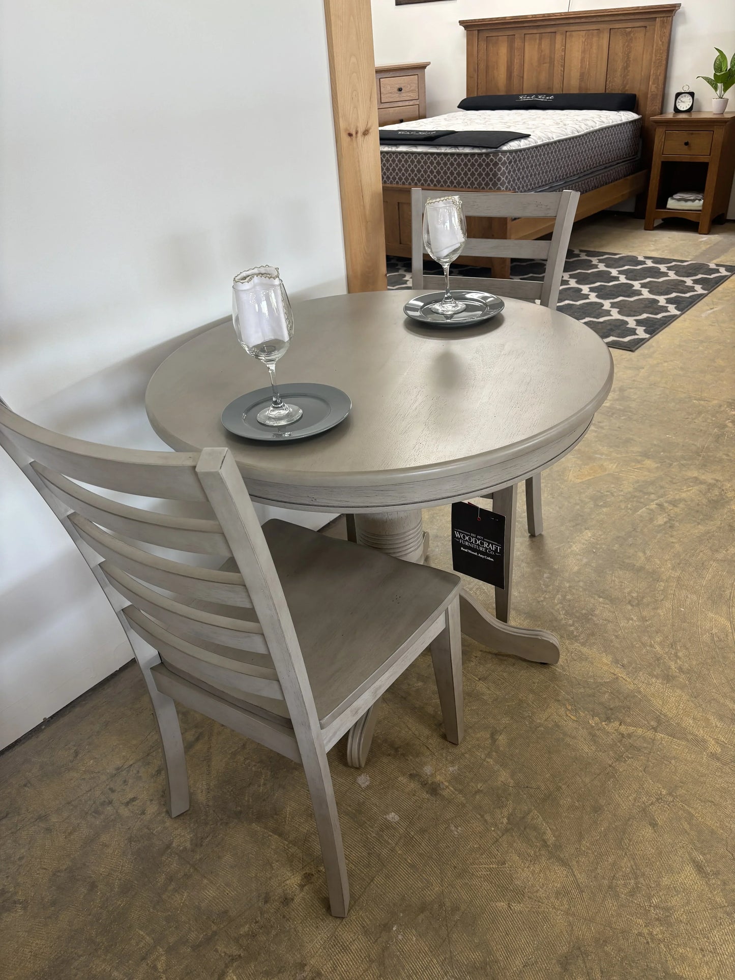 Clearance - Carmel Round Pedestal Set